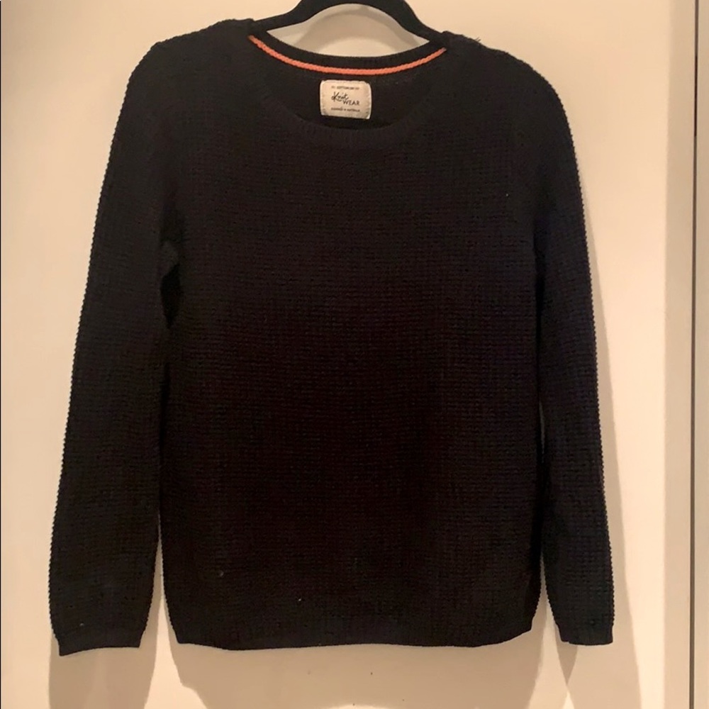 WAFFLE SWEATER